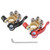 1 Pair Car Battery Terminals Quick Disconnect Cables Connectors, with L Wrench + 40A Terminal + Insulation Pad