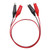 Dual End Alligator Test Lead Probe Clip Cable, Length: 75cm