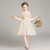 Five-pointed Star Pattern Short Lace Princess Dress Pettiskirt Performance Formal Dress for Girls