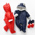 Padded And Fleece Hooded Jumpsuit