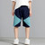 Boys Knitted Sports Short Pants  (Color:Navy Blue Size:160cm)