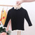 Autumn and Winter Girls Sweater Baby Warm Pullover Bottoming Shirt