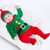 Christmas Baby Long-sleeved Cartoon Santa Claus Jumpsuit Hat Two-piece