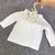 Baby Girl Embroidery Pattern Small Lapel Bottoming Shirt Long Sleeve T-shirt