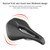 GUB 1180 PU Soft Breathable Hollow Bicycle Saddle