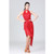 Halter Neck Irregular Tassel Latin Dance Dress Competition Performance Suit With Separate Bottoms