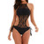 Sexy One Piece Solid Color Backless Hollow Lace Tight Swimsuit for Women