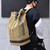 Casual Canvas Backpack Bucket Bag Computer Rucksack Travel Hiking Hand Bag