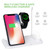 W30 QI Vertical Wireless Charger for Mobile Phones & Apple Watches & AirPods & Apple Pencil, with Adjustable Phone Stand