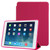 3-fold Naturally Treated Smart Leather Case with Sleep / Wake-up Function & Holder for iPad Air 2