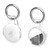 For Airtag Back Clip Keychain Locator Protective Case Anti-lost Device Cover