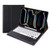 A13B Detachable Ultra-Thin Bluetooth Keyboard Leather Tablet Case with Pen Slot