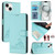 Cat Rat Embossed Pattern RFID Leather Phone Case with Lanyard