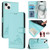 Cat Rat Embossed Pattern RFID Leather Phone Case with Lanyard