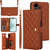 Crossbody Multifunction Rhombic Leather Phone Case