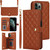 Crossbody Multifunction Rhombic Leather Phone Case