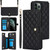 Crossbody Multifunction Rhombic Leather Phone Case