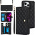 Crossbody Multifunction Rhombic Leather Phone Case