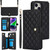 Crossbody Multifunction Rhombic Leather Phone Case