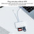4 in 2 USB-C / Type-C + 8 Pin Interface Multi-function Card Reader