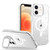 J2 High Transparent MagSafe Magnetic Frame Holder Phone Case
