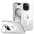 J2 High Transparent MagSafe Magnetic Frame Holder Phone Case