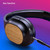 Bamboo Wood Bluetooth Headphones With Built-In Sound Card, TF Card / FM / AUX Support