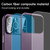 Large Window Carbon Fiber Shockproof Phone Case
