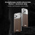 Aluminum Alloy Aromatherapy Wood Grain Phone Case