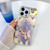 Electroplating Laser Butterfly Ring Holder Phone Case