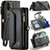 CaseMe C36 Card Slots Zipper Wallet RFID Anti-theft Leather Phone Case