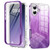 IMD Gradient Feather PC Hybrid TPU Phone Case