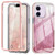 IMD Gradient Feather PC Hybrid TPU Phone Case