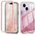 IMD Gradient Feather PC Hybrid TPU Phone Case