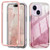 IMD Gradient Feather PC Hybrid TPU Phone Case