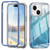 IMD Gradient Feather PC Hybrid TPU Phone Case