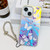 Electroplating Laser Butterfly Phone Case with Wrist Strap