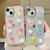 3D Flower Glitter Epoxy TPU Phone Case