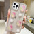 3D Flower Glitter Epoxy TPU Phone Case
