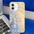Electroplating Laser Flower Texture TPU Phone Case