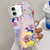 Electroplating Laser Flower Texture TPU Phone Case