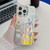 Electroplating Laser Flower Texture TPU Phone Case