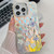 Electroplating Laser Flower Texture TPU Phone Case