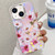 Electroplating Laser Flower Texture TPU Phone Case