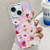 Electroplating Laser Flower Texture TPU Phone Case