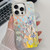 Electroplating Laser Flower Texture TPU Phone Case