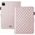 Rhombus Lattice Leather Smart Tablet Case