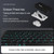 Intelligent Detachable Touch Bluetooth Keyboard Leather Tablet Case with Backlight/Pen Slot