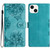 Cherry Blossom Butterfly Skin Feel Embossed PU Phone Case