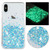 Transparent Frame Noctilucent Glitter Powder TPU Phone Case